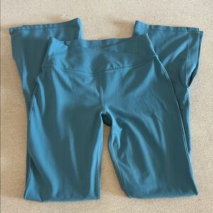 Athleta Girl Blue Crossover Bootcut Leggings